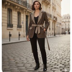 Future Collective Houndstooth Blazer